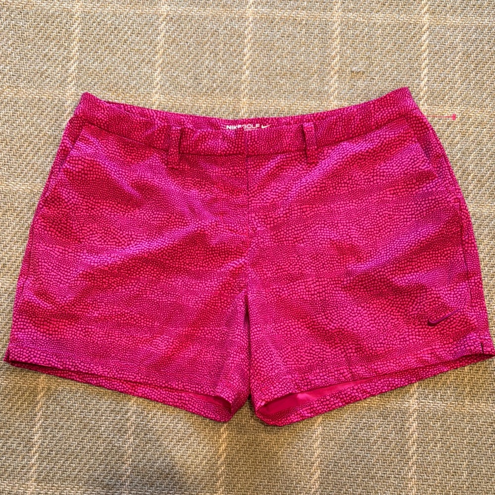 Nike Pink Dri-fit Golf Shorts, Size 8